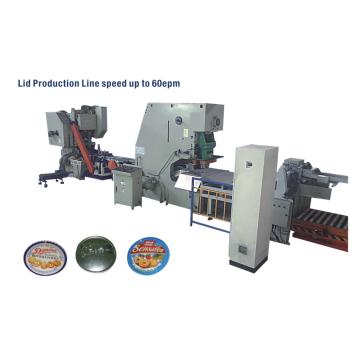 Lid Production Line speed up to 60epm